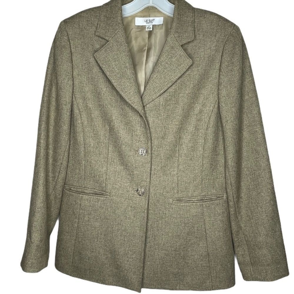 Vintage LeSuit Essentials Blazer Tan